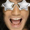 Smiffys Silver Star Glasses Accessory