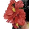 Smiffys Around The World Red Flower Hairclip Accessory