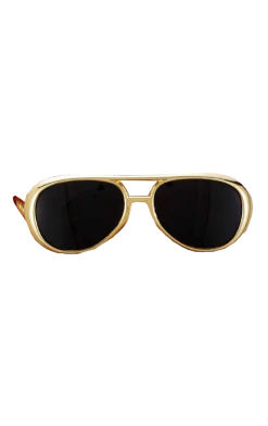 Bristol Novelty Elvis Shades Gold Accessory