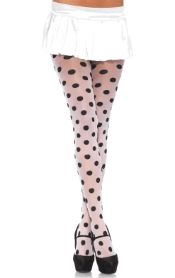 Leg Avenue Dolls Polka Dot Tights Accessories