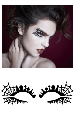 Generic Halloween Face Lace Va Va Tomb Accessory