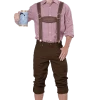 California Costumes Around The World Oktoberfest Lederhosen Kit 2 California Costumes Around The World Oktoberfest Lederhosen Kit