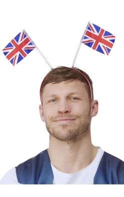 Generic Unisex Union Jack Bopper Headband Around The World