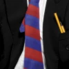Smiffys Red And Blue School Tie Accessory 1 Smiffys Red And Blue School Tie Accessory