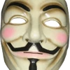 Rubies V For Vendetta Facepiece British / UK