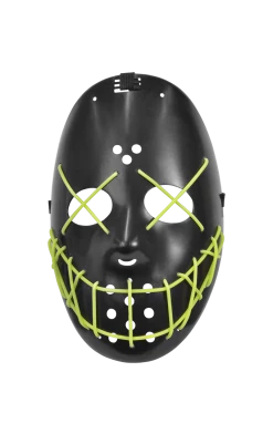 Bristol Novelty Anarchy Green Glow Purge Facepiece Movies