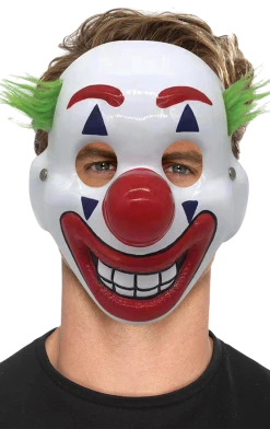 Smiffys Joker Clown Facepiece