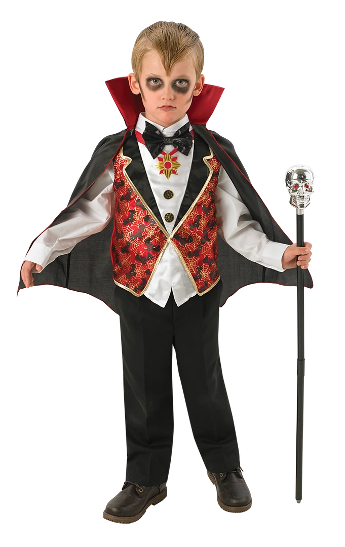 Rubies Evil Villains Kids Classic Dracula Costume 3 Rubies Evil Villains Kids Classic Dracula Costume