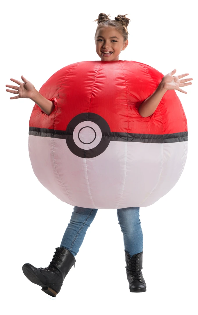 Rubies Cosplay & Comic Con Kids Inflatable Poke Ball Costume 3 Rubies Cosplay & Comic Con Kids Inflatable Poke Ball Costume