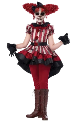 California Costumes Circus Kids Wicked Klown Costume