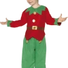 Smiffys Kids Elf Costume Christmas 2 Smiffys Kids Elf Costume Christmas