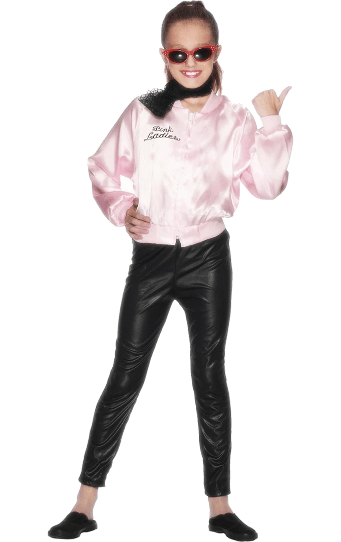 Smiffys Costumes Under £20 Kids Pink Lady Jacket Costume 3 Smiffys Costumes Under £20 Kids Pink Lady Jacket Costume