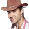 Smiffys Cowboy Brown Hat Accessory