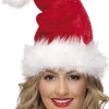 Smiffys Luxury Santa Hat With Tinsel