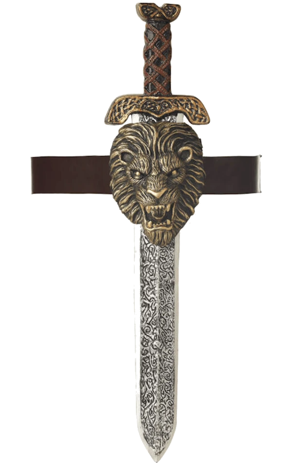 California Costumes Book Characters Gold Lion Sheath Roman Sword 3 California Costumes Book Characters Gold Lion Sheath Roman Sword
