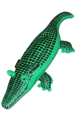 Smiffys Inflatable Crocodile Decoration