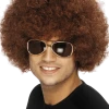 Smiffys 1970's Funky Brown Afro Wig