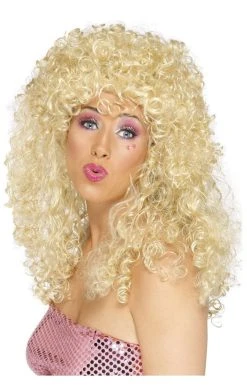 Smiffys Boogie Babe Blonde Wig Baywatch & Lifeguards
