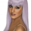 Smiffys Glamourama Wig Lilac Accessory Fairies