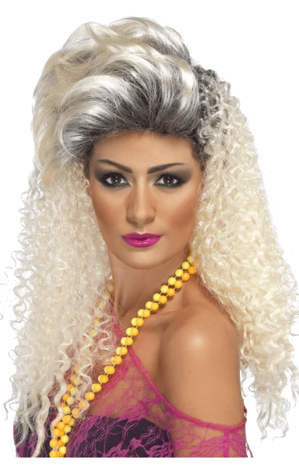 Smiffys All Decades /Era Costumes 80s Crimp Wig 3 Smiffys All Decades /Era Costumes 80s Crimp Wig