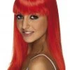 Smiffys Glamourama Wig Neon Red