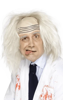 Smiffys All Accessories Funny Professor Wig
