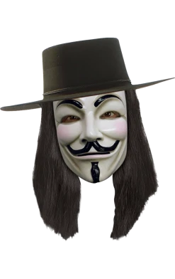 Rubies V For Vendetta Wig British / UK