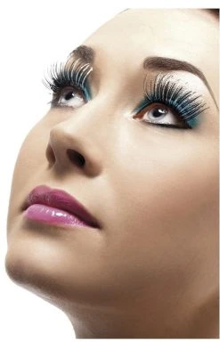 Smiffys Festivals Silver And Black Eyelashes