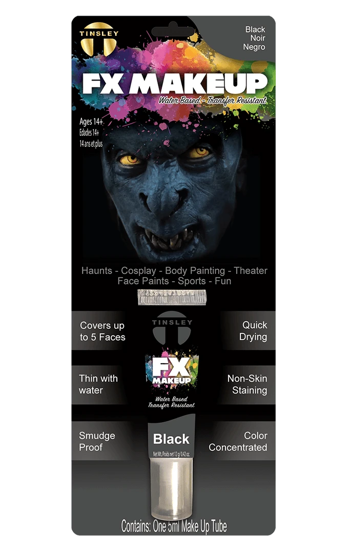 Tinsley Transfers Black Makeup Festivals 3 Tinsley Transfers Black Makeup Festivals