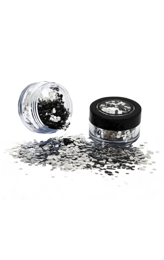 PaintGlow Silver Bio Chunky Glitter 3 PaintGlow Silver Bio Chunky Glitter
