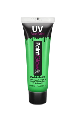 PaintGlow Aliens Green UV Face & Body Paint