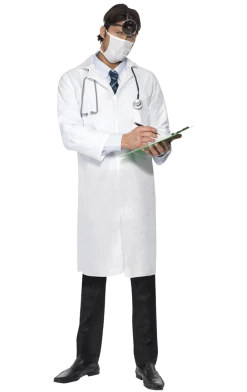 Smiffys Costumes Under £20 Adult Classic Doctors Coat Costume