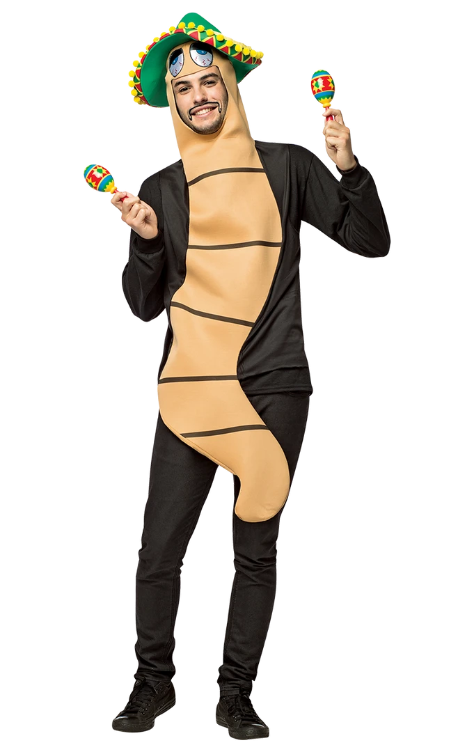 Rasta Imposta Animals Adults Tequila Worm Costume 3 Rasta Imposta Animals Adults Tequila Worm Costume