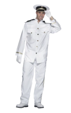 Smiffys Costumes Under £20 Naval Whites Costume