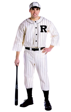 Rasta Imposta American / USA Old Style Baseball Player Costume