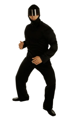 Fun Shack Ninjas Mens Black Ninja Warrior Costume