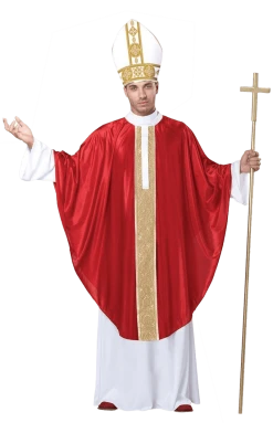 California Costumes Priest & Nun The Pope Costume