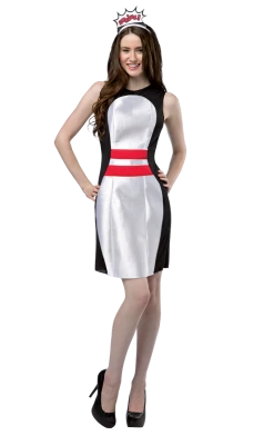 Rasta Imposta All Womens Costumes Womens Bowling Pin Dress Costume
