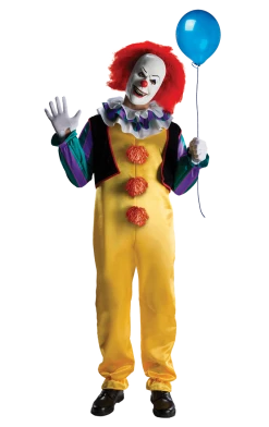 Rubies Adult Classic 90s Pennywise Costume Clowns