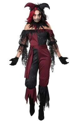 California Costumes Circus Womens Psycho Jester Costume