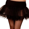 Leg Avenue Burlesque & Moulin Rouge Black Teardrop Petticoat