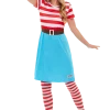 Smiffys Book Characters Adult Where's Wally? Wenda Dress Costume