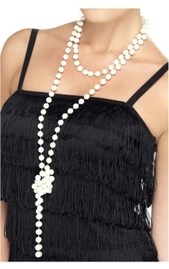 Bristol Novelty Dolls 20s White Pearl Necklace