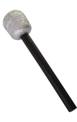 Smiffys Glitter Microphone Accessory Music & Pop/Rock Stars