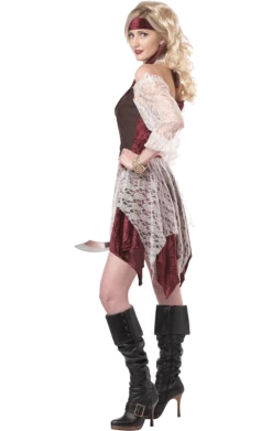 California Costumes Fairytales Ladies Sultry South Seas Pirate Costume