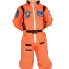 Rubies Kids Orange Astronaut Costume American / USA