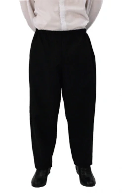 Orion Costumes 1920's Mens Black Elasticated Trousers