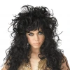 California Costumes 70s Wild Black Wig 1980's 2 California Costumes 70s Wild Black Wig 1980's
