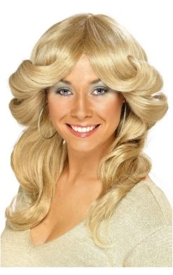 Smiffys Flick Light Blonde Wig Music & Pop/Rock Stars
