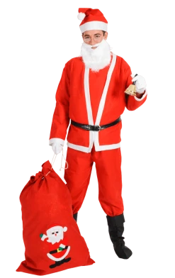 Alibaba Mens Felt Santa Costume Costumes Under £20